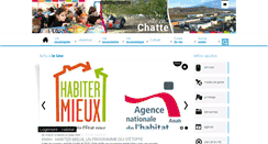 Desktop Screenshot of commune-chatte.fr